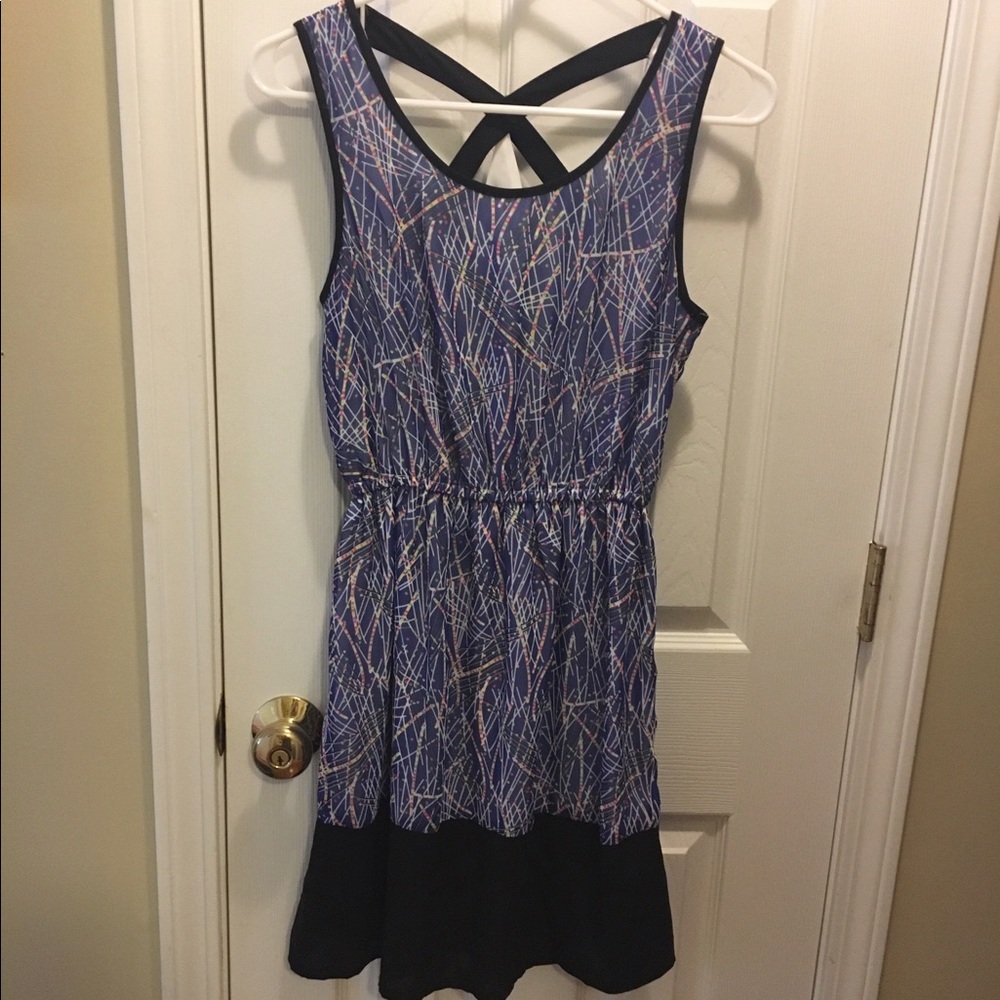 Blue dress